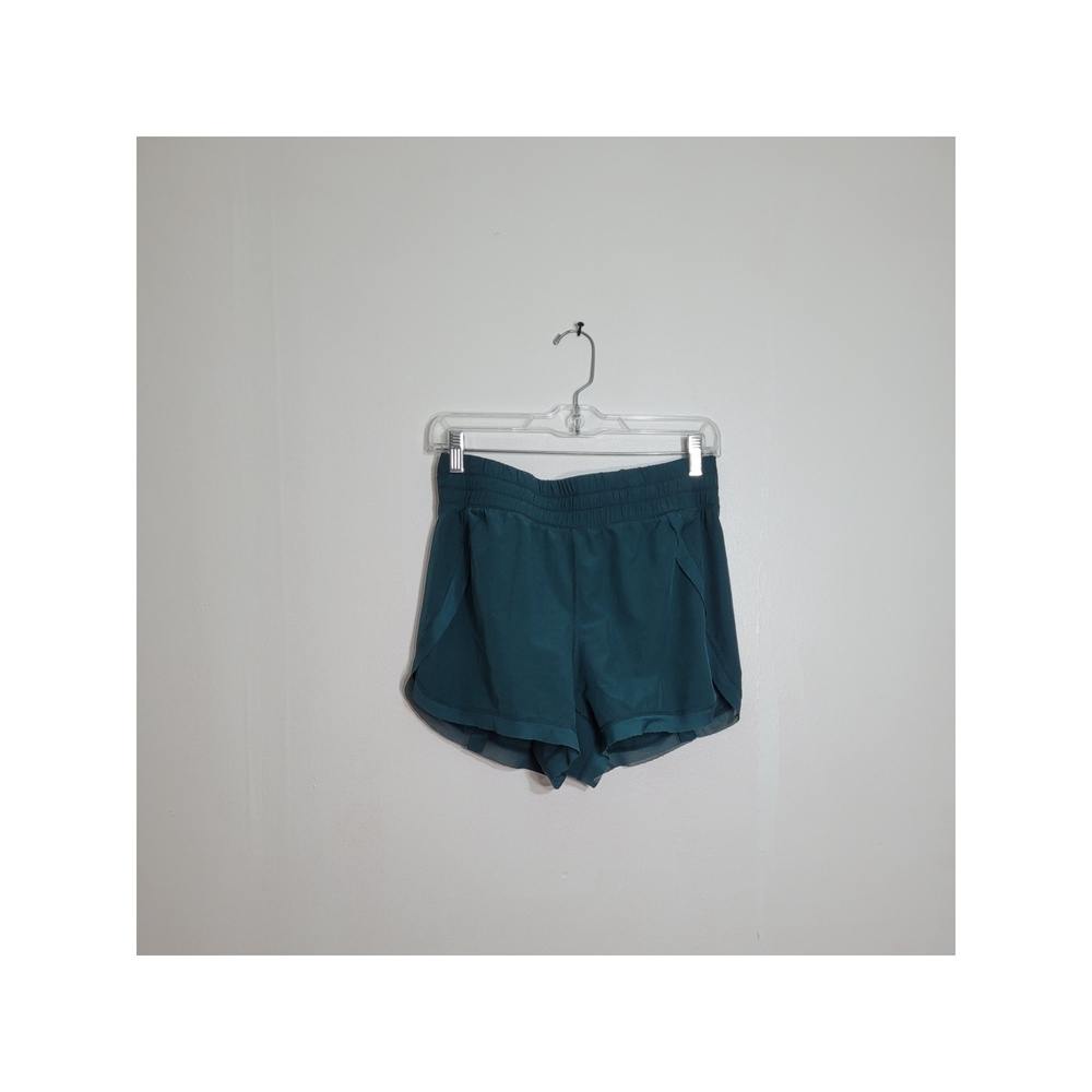 90 Degree Dark Green Womens Athletic Shorts Size Small